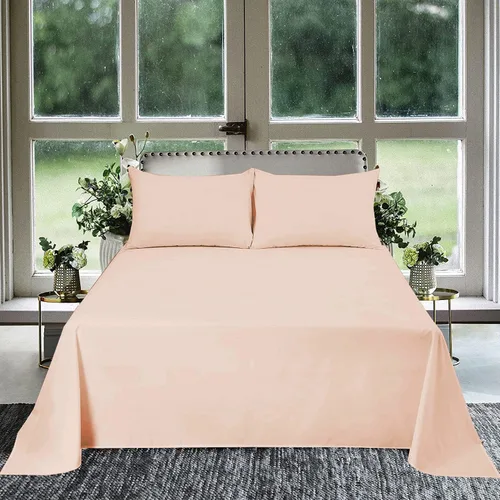 Miniatura 21 de 3 piezas Sábana plana tamaño King Plus extra grande (120 x 120 pulgadas) 800 hilos 100% algodón egipcio calidad de lujo ropa de cama sábana plana