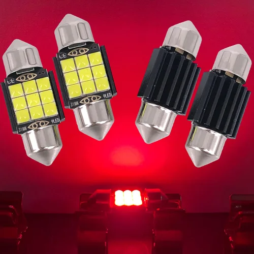 Miniatura 23 de SOCAL-LED - Bombilla LED de 0.157 x 1.220 in de Canbus Super Bright 3030 Chipset para interior de coche, luz de cúpula DE3175, luz de mapa, azul