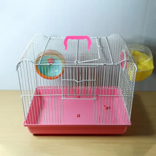Miniatura 3 de Zerodeko 10 manijas de jaula para mascotas, accesorios de piezas de repuesto para jaulas para mascotas, fácil instalación, cómodo de sostener, mango