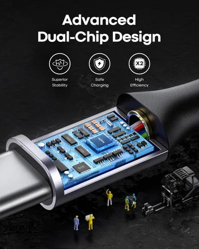 Miniatura 4 de Cable USB a USB C, cable USB A a USBC para iPhone serie 17/16/15, Samsung Galaxy S26 S25 A17 A16, Moto G Play, funda de carga de auriculares, etc.