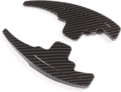 Miniatura 4 de 2 unids ABS volante palanca de cambios para Mercedes Benz A B E GLA GLK GL SLK R ML Clase W176 W246 W212 X204 X166 Accesorios (fibra de carbono)