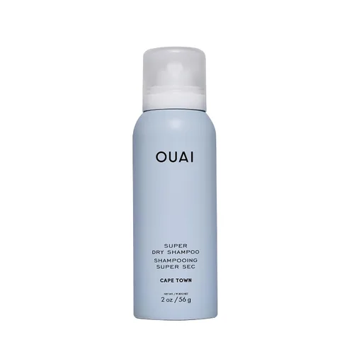 OUAI Super Travel Size Dry Shampoo – Champú seco voluminizador – Absorbe el aceite, la suciedad y el sudor – Se mezcla perfectamente en el cabello
