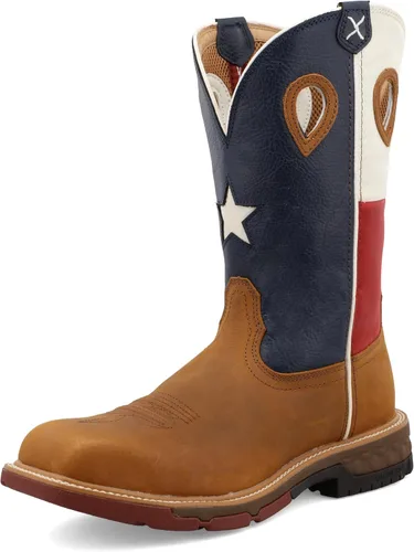 Miniatura 6 de Twisted X Mens 12" Nano Composite Safety Toe Western Work Boot