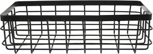 Miniatura 10 de Luxshiny Cesta de almacenamiento de metal montada en la pared para cocina y baño, organizador versátil para acondicionadores de champú y más diseños