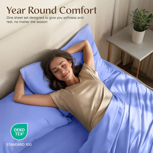 Miniatura 123 de Utopia Bedding Juego de sábanas Queen – Sábanas de 4 piezas para cama tamaño Queen, microfibra suave y transpirable, incluye 1 sábana bajera, 1 Gris