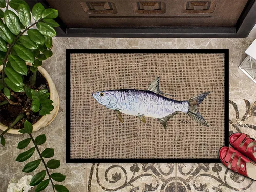 Miniatura 3 de Caroline's Treasures 8774JMAT - Tapete de lona para puerta delantera, 24 x 36 pulgadas, para interiores y exteriores, para entrada, antideslizante