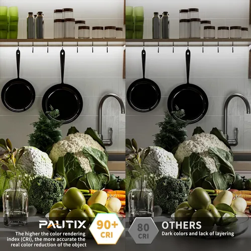 Miniatura 4 de PAUTIX Tira LED COB de 24 pies/24.6 ft, tira de luces LED blancas Dailylight de 6000 K, cinta LED súper brillante regulable, luces LED DC24V