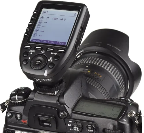 Miniatura 7 de Godox XPro-N i-TTL 2.4G Transmisor de disparador de flash inalámbrico de sincronización de alta velocidad compatible con cámaras Nikon, 1/8000s, 11