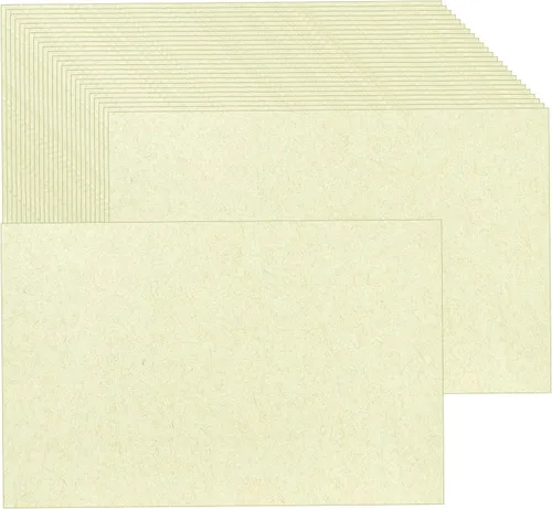 Miniatura 9 de Baisunt Paquete de 25 tarjetas de cartulina negra de 4 x 6 pulgadas en blanco grueso de 92 libras para hacer tarjetas de felicitación, tarjetas