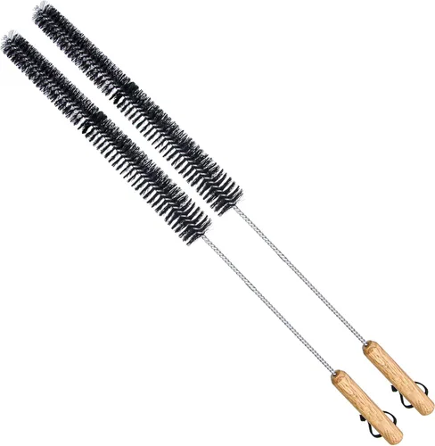 Miniatura 8 de Cepillo limpiador para secadora de ropa de 26 pulgadas, cepillo limpiador de trampa de ventilación, cepillo flexible largo y flexible