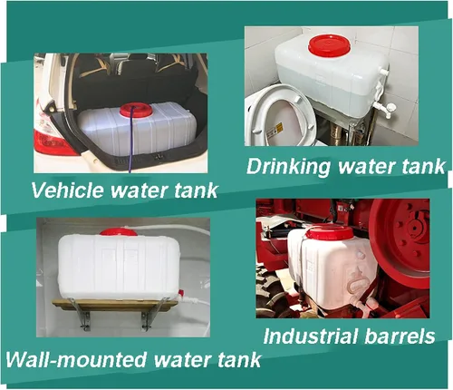 Miniatura 5 de NAKAN Contenedores de agua grandes, tanques de transporte con grifos, cubos de almacenamiento de riego portátiles, tanques de recolección de agua
