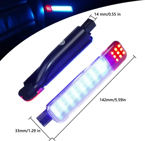 Miniatura 3 de Panel de luz LED para puertas interiores, luces de cortesía compatibles con Chevy Silverado GMC C/K, Sierra 1500 2500 3500, Suburban, Avalanche