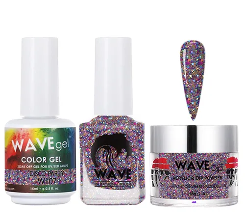 Miniatura 201 de WAVEGEL - Juego de gel de remojo, laca de uñas y polvo acrílico a juego - Colección Simplicity - #P109 Blizzard