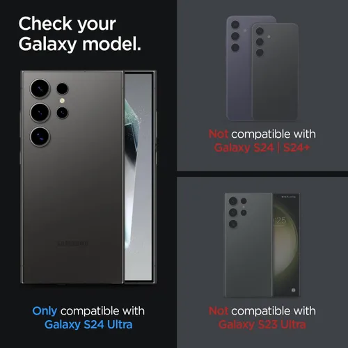 Miniatura 2 de Spigen NeoFlex - Protector de pantalla diseñado para Galaxy S24 Ultra (2 unidades) - Compatible con fundas Flexible Film, Full Edge Coverage