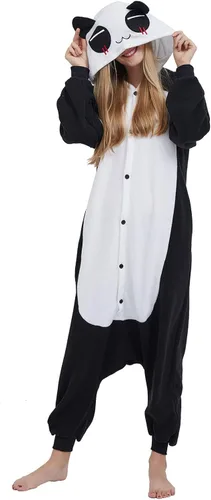 Miniatura 2 de DELEY Adults Unisex Onesie Halloween Costumes Animal Cosplay Pajamas Warm Sleepwear Homewear