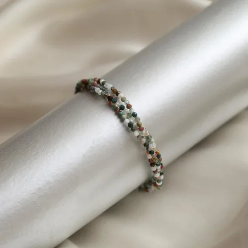 Miniatura 72 de Gempires Natural Multi Strand Beaded Bracelets Lightweight Handmade Gemstone Jewelry Hypoallergenic 8 Inch Gold Plated Stylish Everyday Wear Jewelry