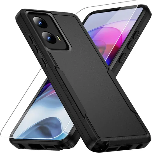Miniatura 23 de Funda para Moto G Stylus 5G 2022, con Protector de Pantalla, [Probada contra Caídas de Grado Militar] Funda Protectora de Servicio Pesado Resistente