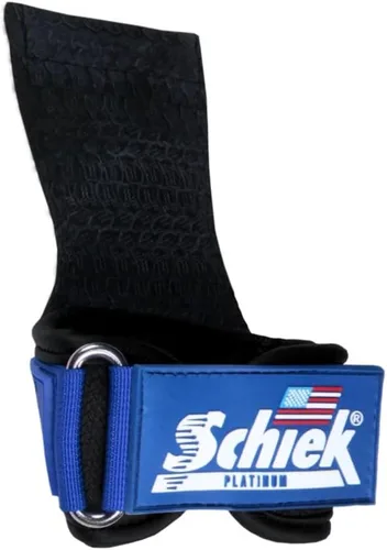 Miniatura 9 de Schiek Sports Model 1907 Platinum Edition Ultimate Grips - Correas de levantamiento de pesas 3 en 1, muñequeras y almohadillas de agarre, control
