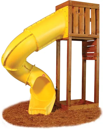 Miniatura 2 de Tobogán en tubo Swing-N-Slide Turbo, Amarillo