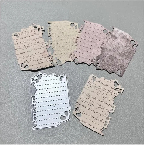 Miniatura 48 de Troqueles para álbumes de recortes, juego de red de marco de capas, troqueles de corte de metal para hacer tarjetas, plantilla de manualidades