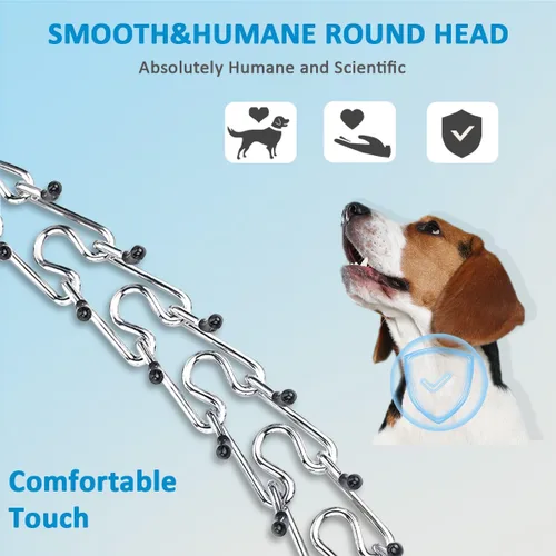 Miniatura 5 de Collar de perro sin tirones, tamaño ajustable con hebilla de liberación rápida para perros pequeños, medianos y grandes