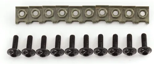 Miniatura 3 de 30 unids M6 0.236 in motocicleta carenado cuerpo tornillo tornillo spire velocidad sujetador tuerca ajuste para S1000RR CBR1000RR Ninja ZX10R