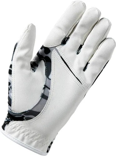 Miniatura 3 de Guante de golf Wilso Staff Junior Fit All Camo Negro/Blanco