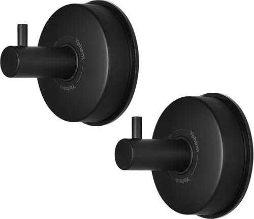 Miniatura 8 de YOHOM Ganchos de ventosa para ducha, toallero dorado de acero inoxidable al vacío para baño, gancho de ducha con succión, toallero de cocina, 4