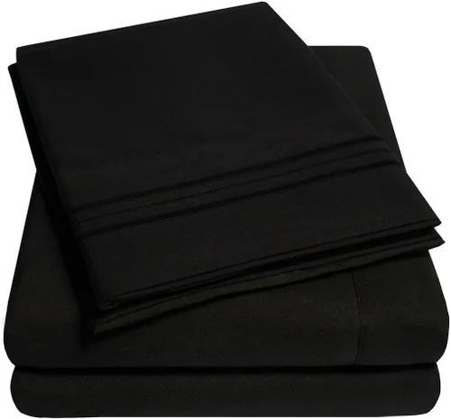 Miniatura 6 de El hilo Store Company 100% algodón egipcio 800 hilos 4 Piece Hoja Sets – (1 hoja plana, 1 sábana bajera ajustable y 2 fundas de almohada)