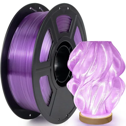 Miniatura 27 de IEMAI Paquete de filamento PETG de 0.069 in, filamento de impresora 3D multicolor translúcido degradado de hasta 23.622 in/s de impresión rápida, 4