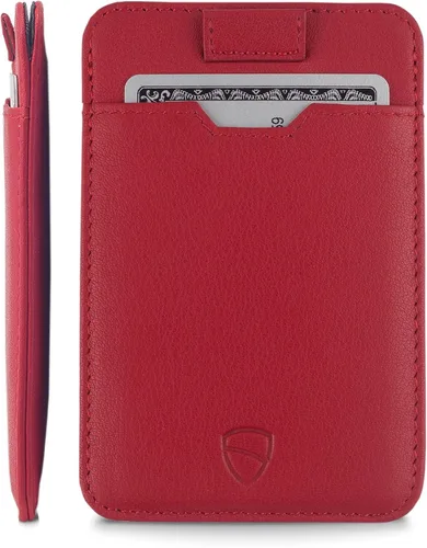 Miniatura 24 de Vaultskin CHELSEA - Cartera de piel delgada con bloqueo RFID para hombre, tarjetero minimalista con bolsillo frontal