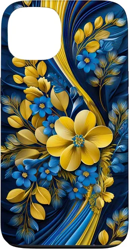 Miniatura 7 de Bandera de estilo floral de Ucrania para iPhone 11 Pro Max - Funda del orgullo ucraniano