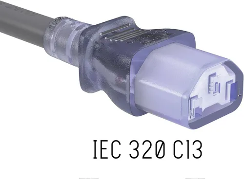 Miniatura 4 de Cable Leader Cable de alimentación de grado hospitalario NEMA 5-15P a IEC320 C13 de 15 pies, 14 AWG, 15 A/125 V, SJT, cable de alimentación médica