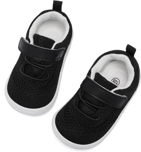 Miniatura 3 de MORENDL Zapatos de bebé para caminar para niños y niñas, zapatos de tenis antideslizantes para niños y niñas