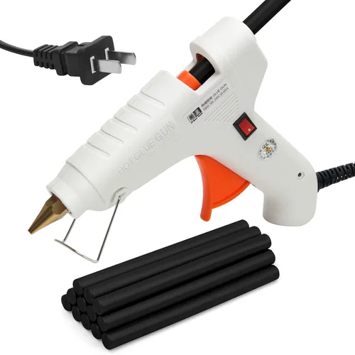 Miniatura 8 de Barras de Cera para Sellar 12P con Pistola de Pegamento, Luxiv Barras de Cera para Sellar de 5.4" 10MM Pistola de Pegamento de Manuscrito de Fuego