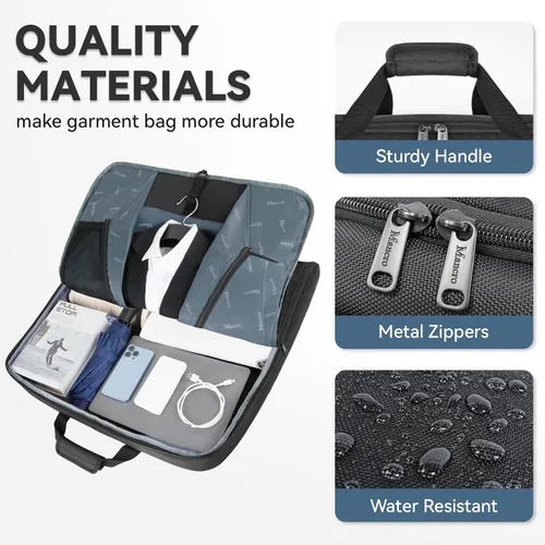 Miniatura 6 de Bolsa de ropa de llevar, bolsas de ropa de viaje para viajes de negocios.., Negro, XXL, Viaje de negocios, reunión, parte, reunión de negocios