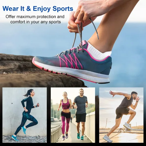 Miniatura 5 de Amutost Calcetines tobilleros para mujer, atléticos para correr, cómodos, acolchados, 356 pares