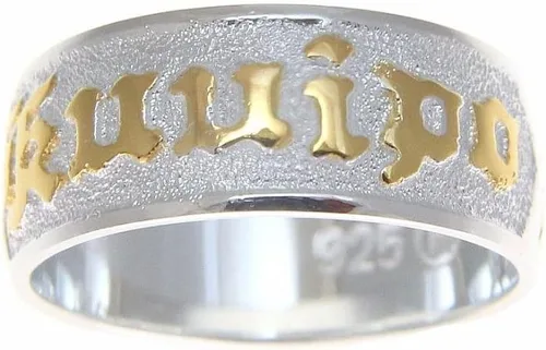 Miniatura 2 de Arthur's Jewelry Anillo de plata de ley 925 con diseño de flor de plumeria hawaiana, chapado en oro amarillo, borde liso, tamaño 3 a 14