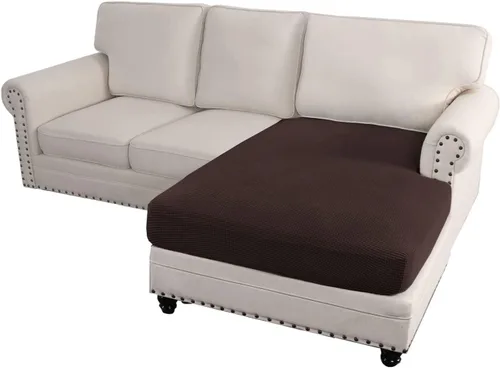Miniatura 36 de ADPON Fundas de sofá modular, funda de cojín para sofá o sillón en forma de L, funda separada para sofá seccional izquierdo o derecho (1 diván, gris)