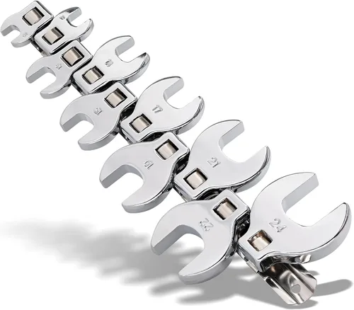 Miniatura 8 de Juego de Llaves de Pata de Cuervo (SAE/Pulgadas) Fácil Acceso a Áreas Difíciles de Alcanzar, Ideal para Espacios Reducidos, Ideal para Trabajos