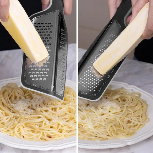 Miniatura 6 de Cohesion Zester - Rallador de doble cara para cocina, herramienta de cocina de limón para queso, cítricos, ajo, jengibre, nuez moscada, chocolate