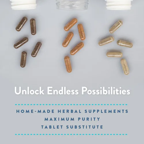 Miniatura 5 de PureCaps USA - Cápsulas de gelatina vacías tamaño 1, 2,000 pastillas de gel vacías unidas, transparentes, certificadas sin OMG, Kosher, sin gluten