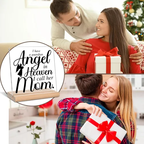 Miniatura 3 de Regalos inspiradores para hija, hijo, amigos y familia, placa acrílica con mensaje "Always Remember You Are Braver", placa motivadora con citas