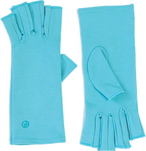 Miniatura 6 de GRACE & ABLE Guantes de compresión para artritis - Dedo abierto, mezcla de algodón, soporte de mano ligero y transpirable