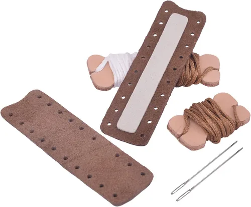 Miniatura 2 de Envoltura de palanca de cuero de gamuza para rifles y escopetas de acción de palanca, hecha a mano Marrón marrón