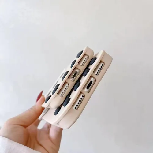 Miniatura 4 de Yatchen Fundas Kawaii para iPhone 13 Pro Max, funda protectora a prueba de golpes para iPhone 13 Pro Max con diseño de dibujos animados Boba té