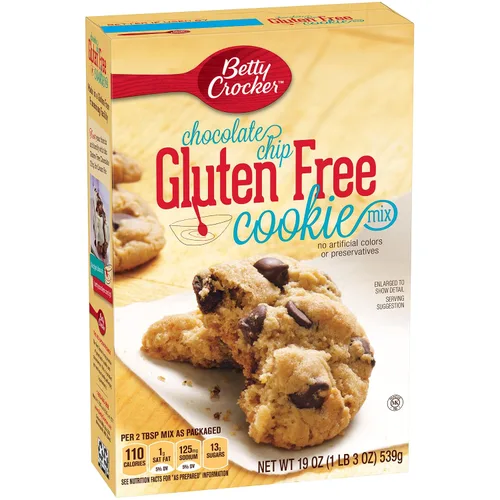 Miniatura 12 de Betty Crocker Mezcla de galletas con chispas de chocolate sin gluten, 19 onzas (paquete de 6)