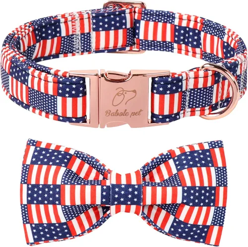 Miniatura 11 de Collares Verdes para Perros Pequeños, Lindo Collar de Pana para Perro con Corbatín, Hebilla de Metal de Seguridad, Collares Ajustables