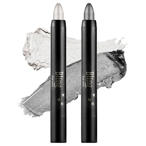 Miniatura 31 de Boobeen Lápiz de sombra de ojos impermeable, lápiz de sombra de ojos en crema brillante para maquillaje de ojos con purpurina, fácil de usar (012#)