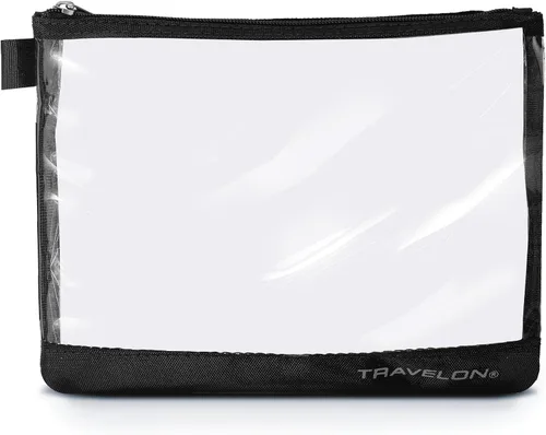 Miniatura 3 de Travelon Bolsa superior con cremallera de 1 cuarto de galón con botellas, transparente, talla única, Claro, Bolsa con cremallera de 1 cuarto
